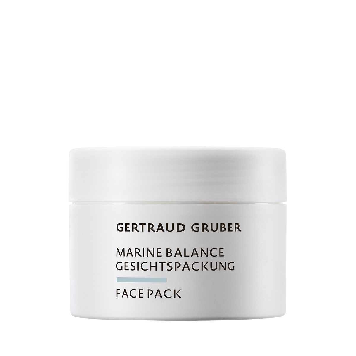 Marine Balance Gesichtspackung in weißem Tiegel von Gertraud Gruber Kosmetik