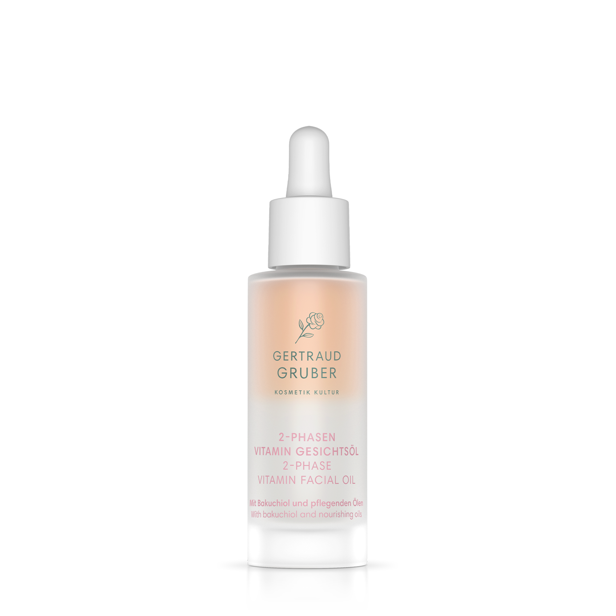 2-Phasen Vitamin Gesichtsöl in Glasflasche von Gertraud Gruber Kosmetik