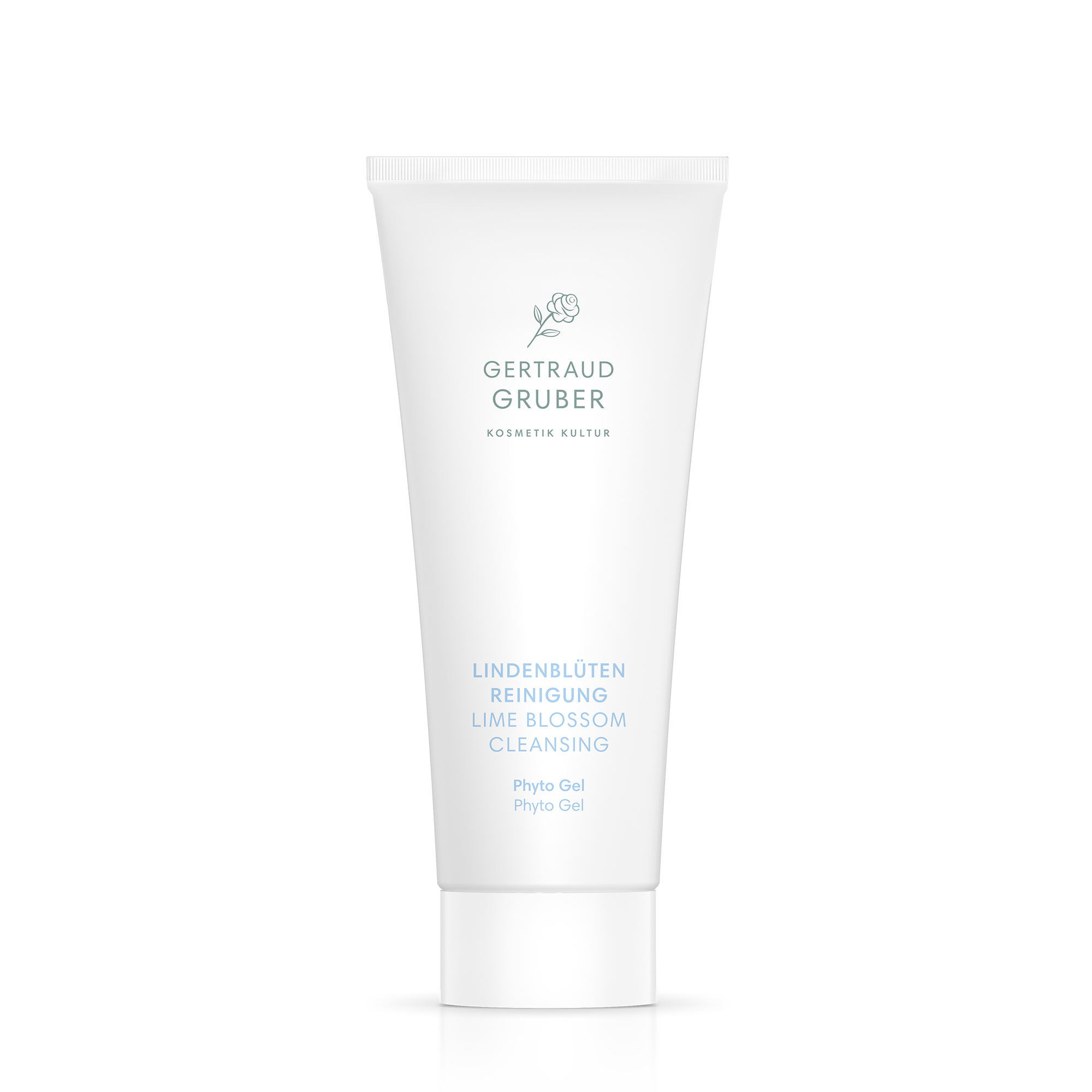 Lindenblüten Reinigung in weißer Tube von Gertraud Gruber Kosmetik