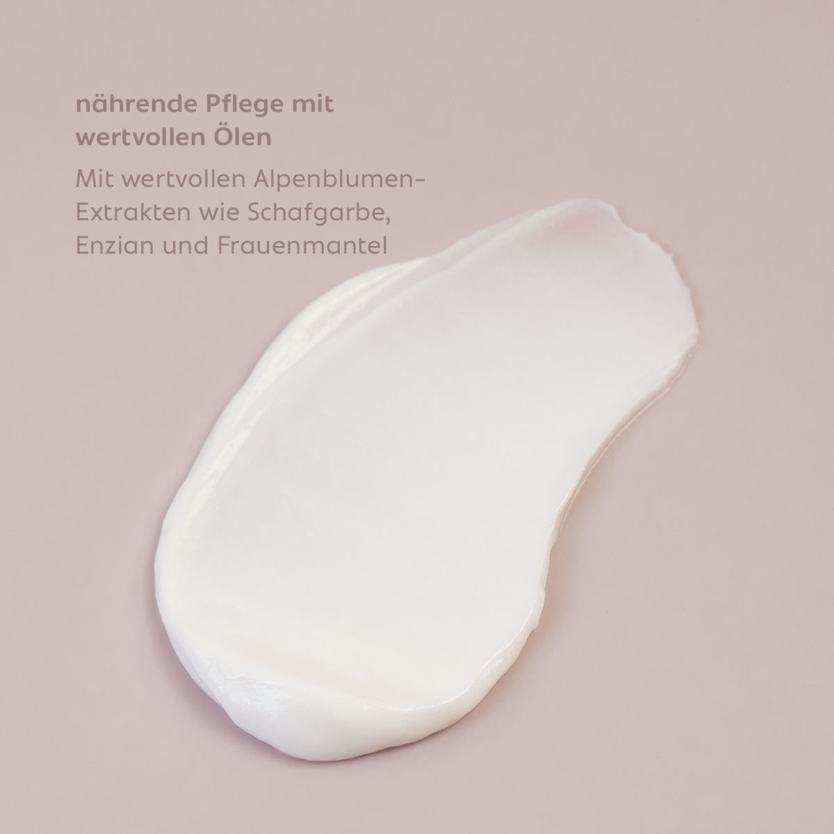 Fest-cremige, reichhaltig schmelzende Textur