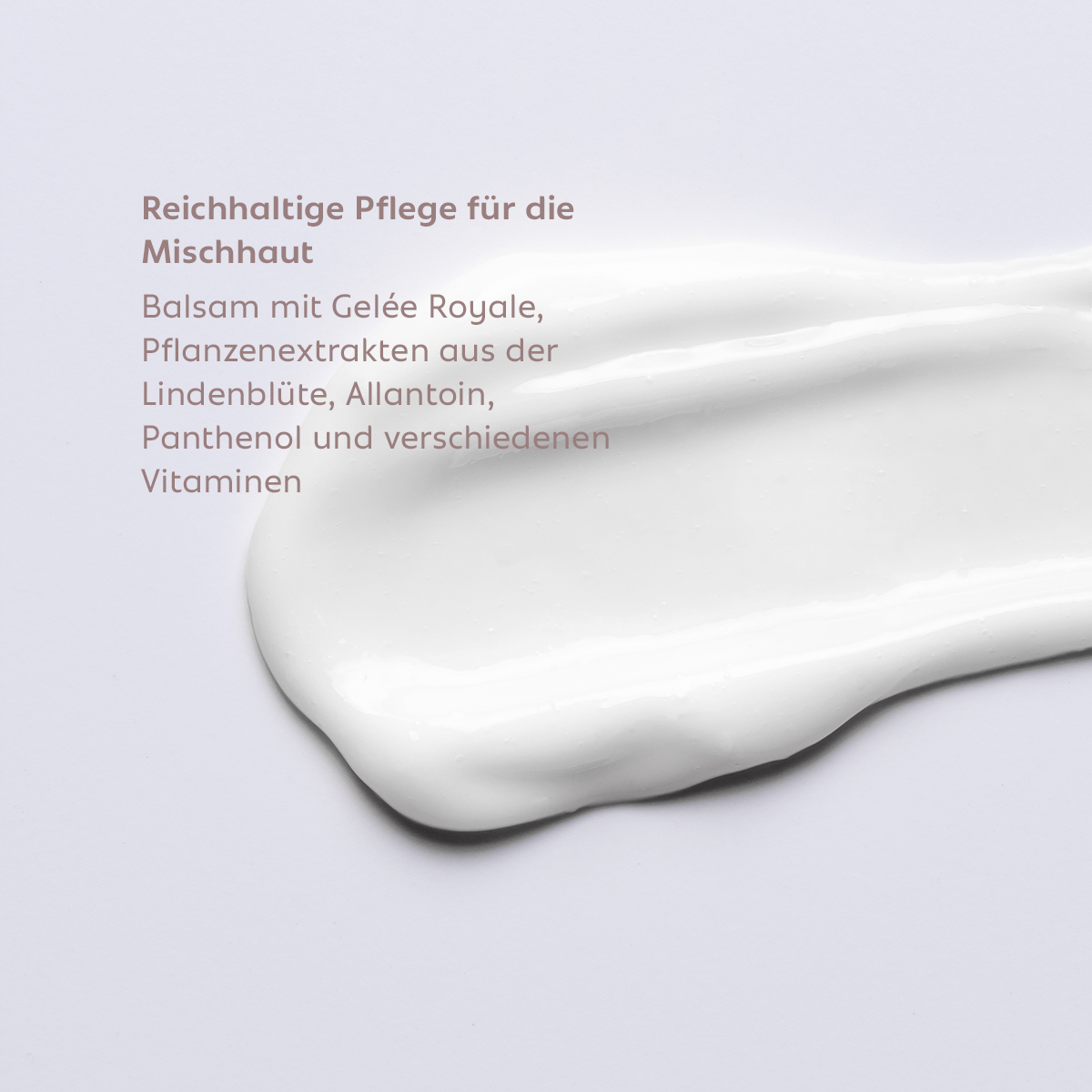 Reichhaltig-cremige, volle Balsamtextur