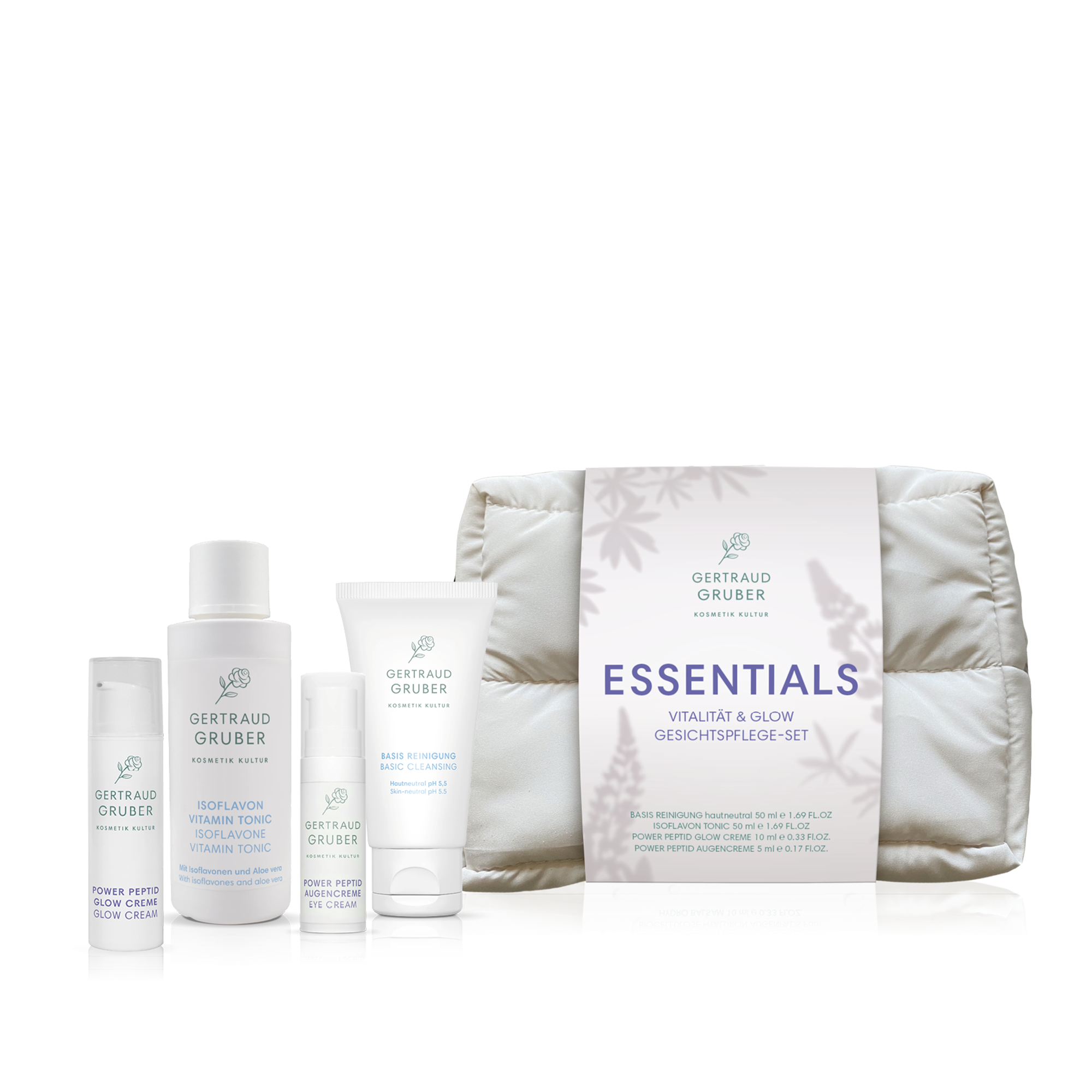 Essentials Glow und Vitalität Set von Gertraud Gruber Kosmetik