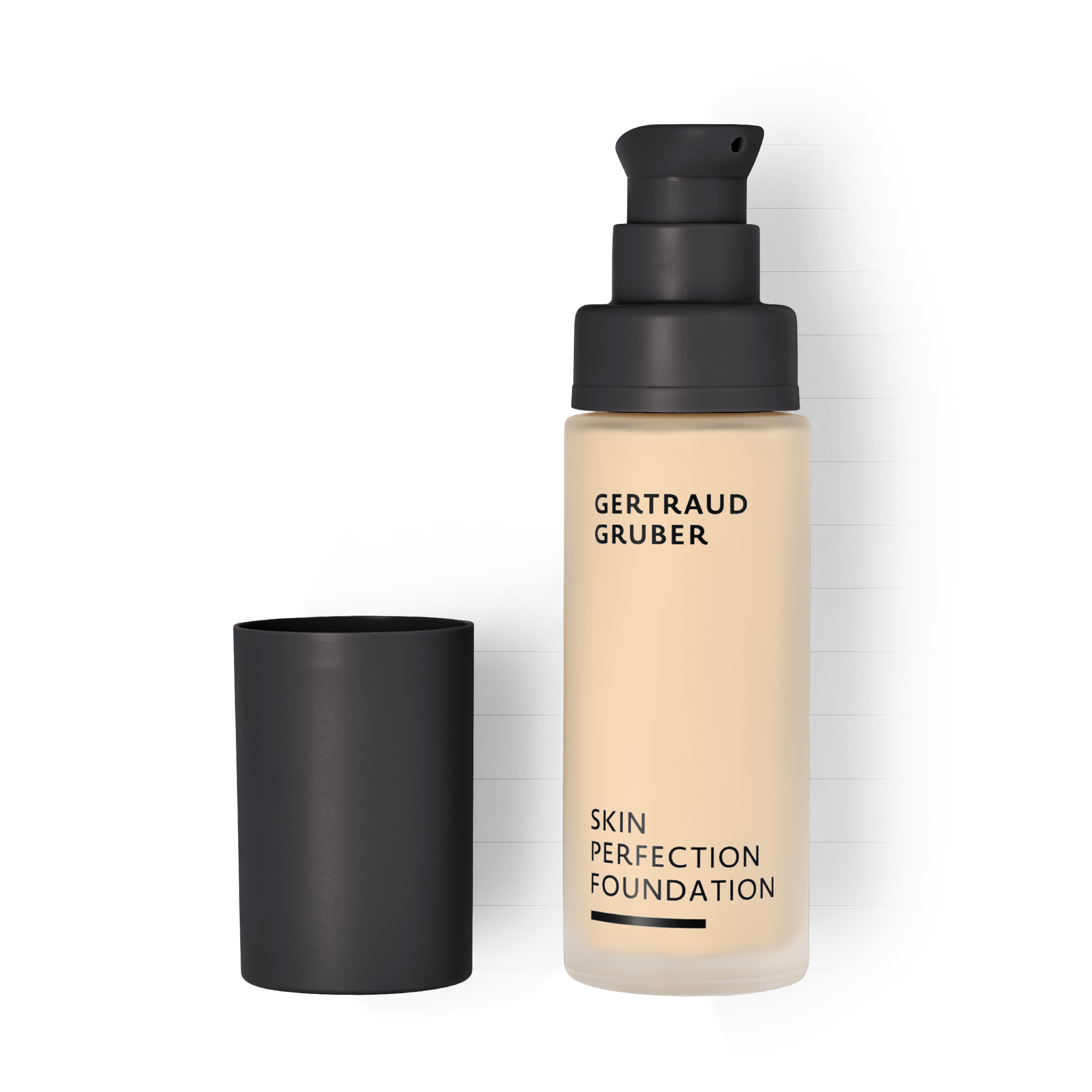 Gertraud Gruber Kosmetik Skin Perfection Foundation im Pumpspender für einen ebenmäßigen, natürlich wirkenden Teint