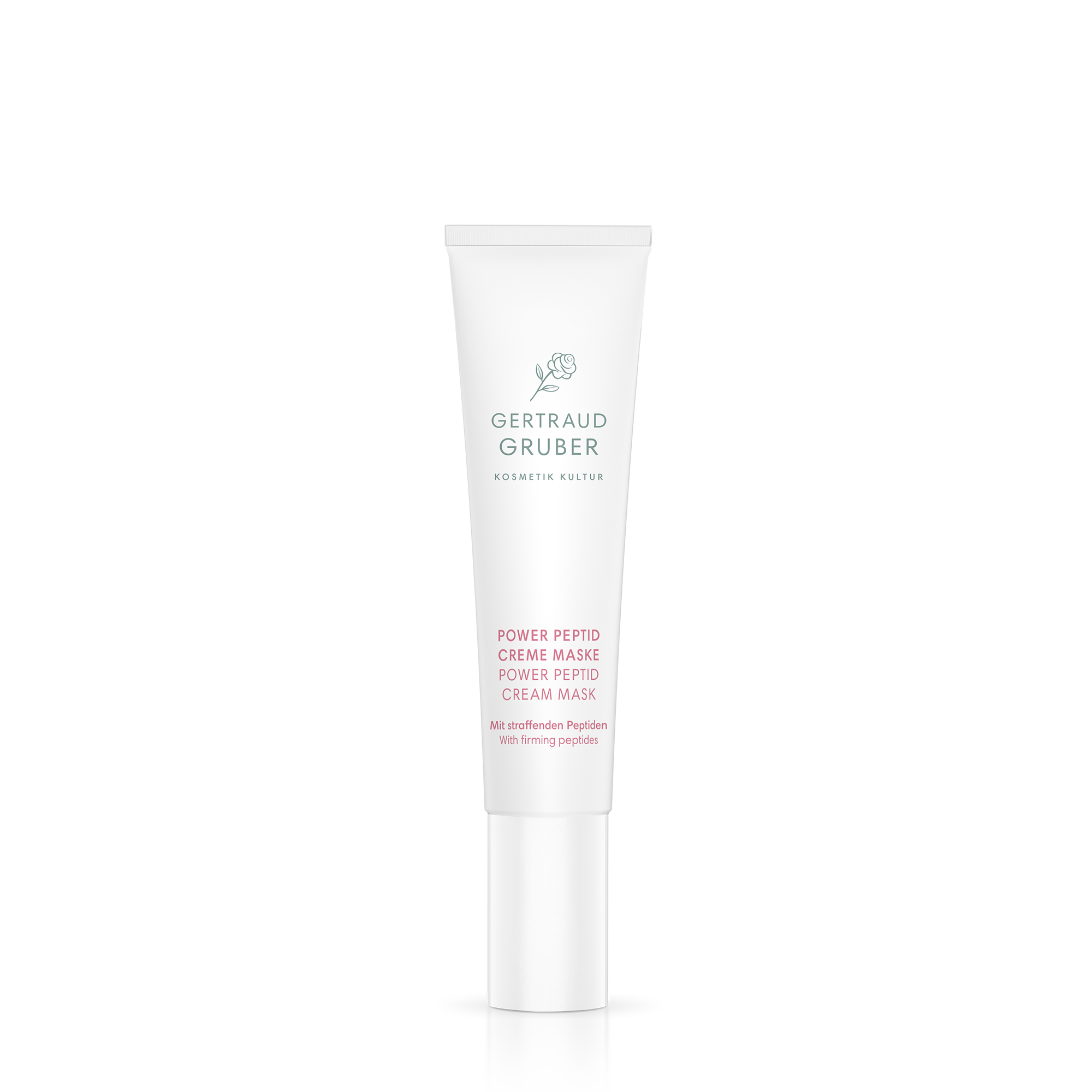 Power Peptid Creme Maske in weißer Tube von Gertraud Gruber Kosmetik