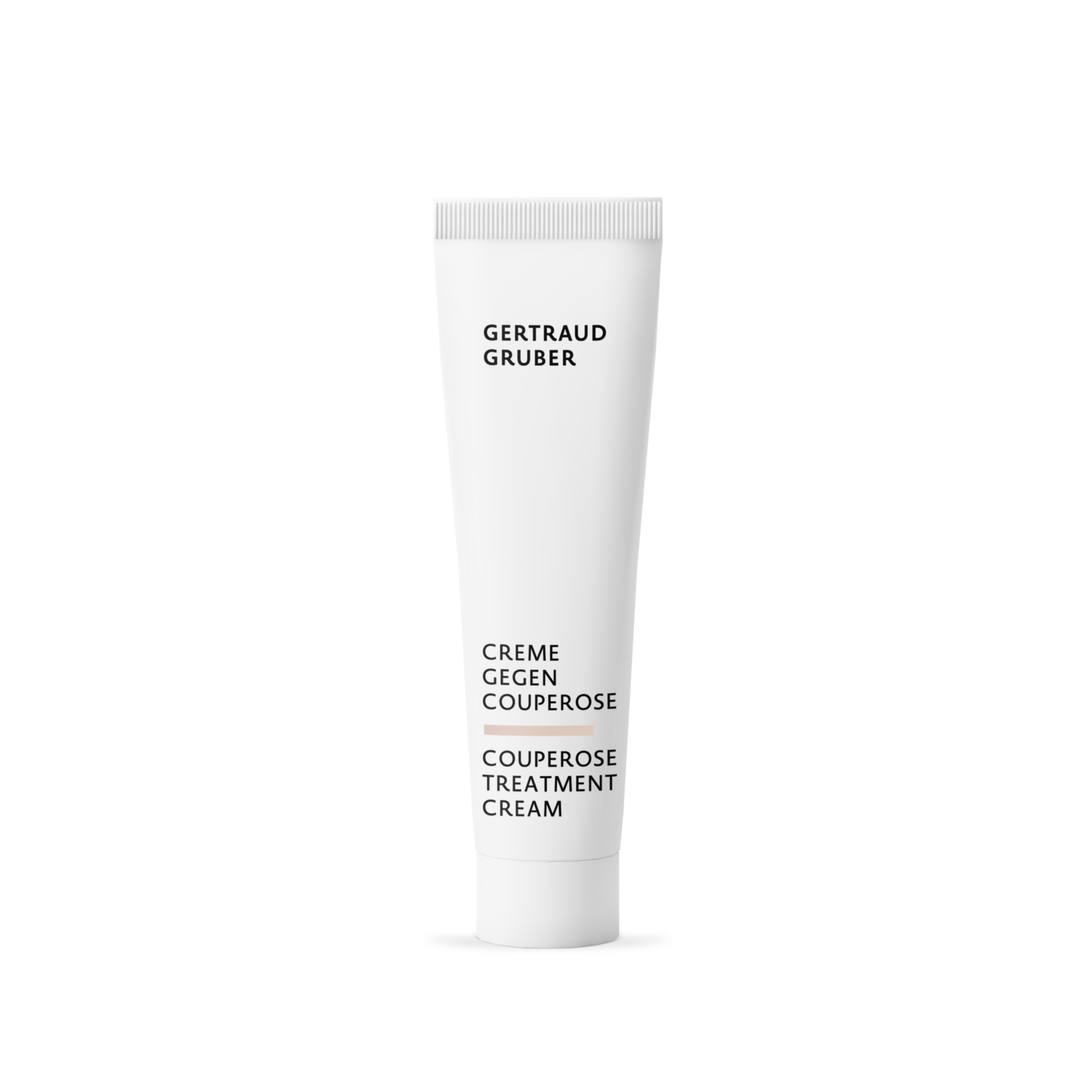 Creme gegen Couperose in weißer Tube von Gertraud Gruber Kosmetik