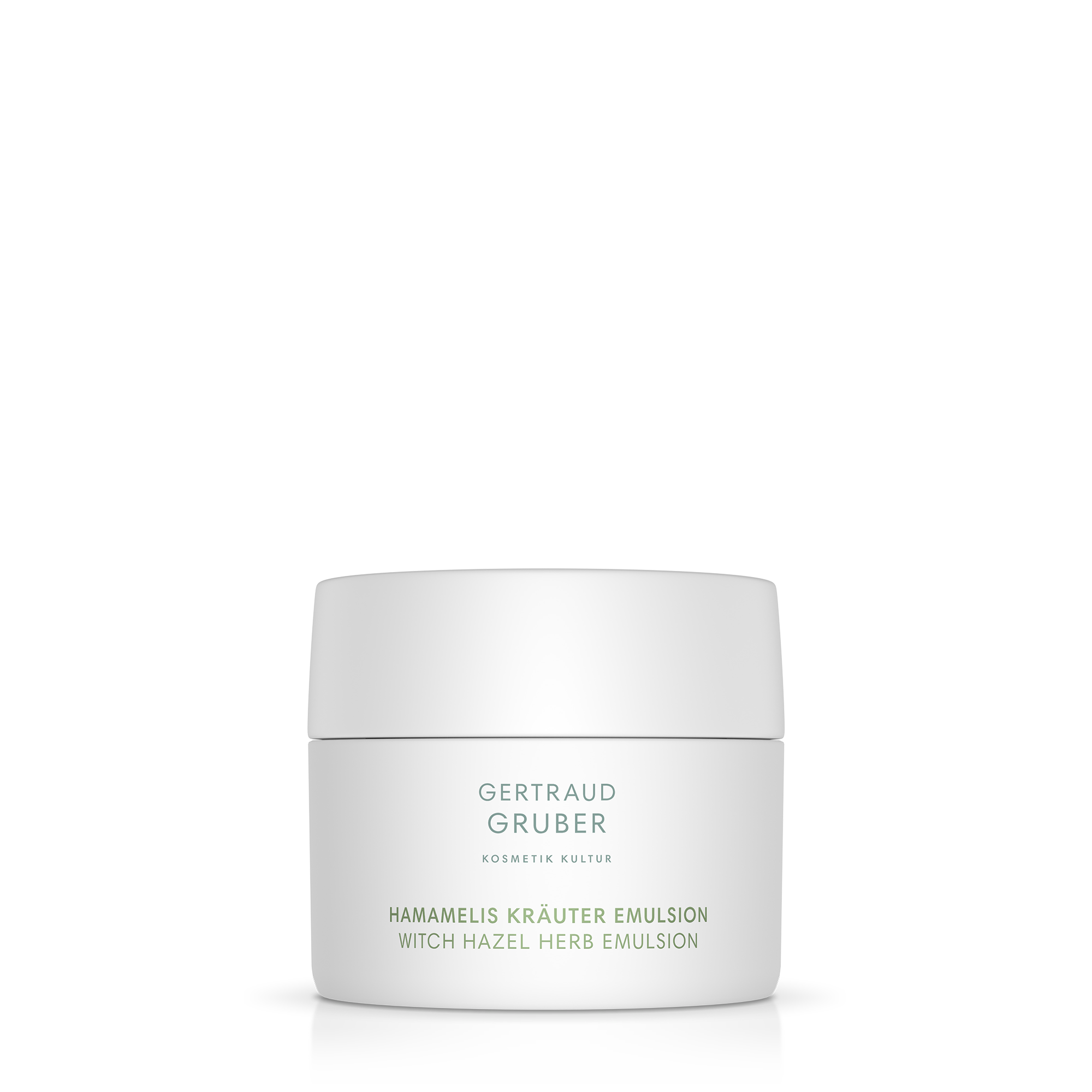 Hamamelis Kräuter Lotion in weißem Tiegel von Gertraud Gruber Kosmetik