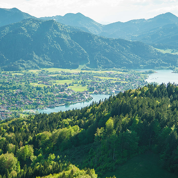 Blick über den Tegernsee