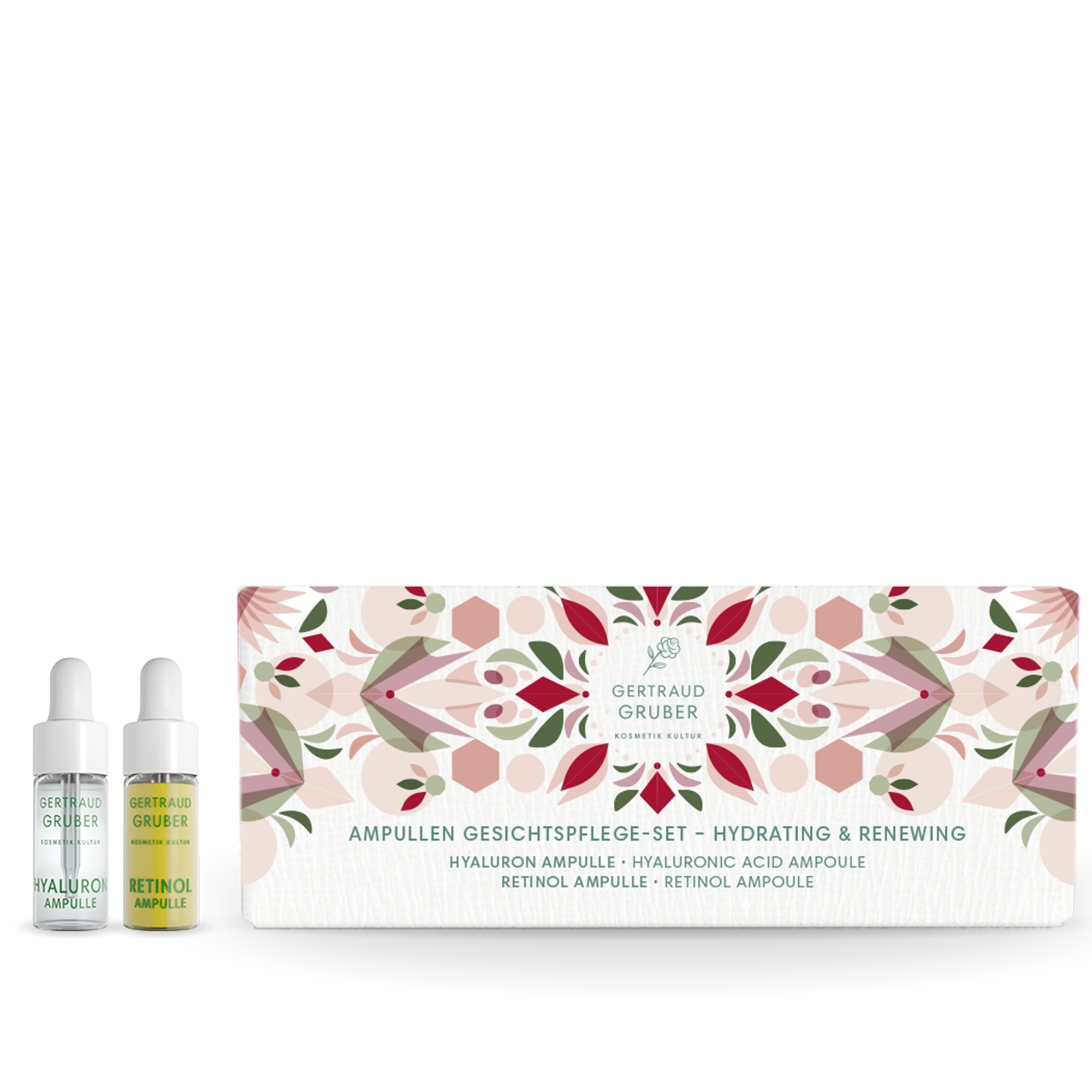 Ampullen Gesichtspflege-Set - Hydrating & Renewing