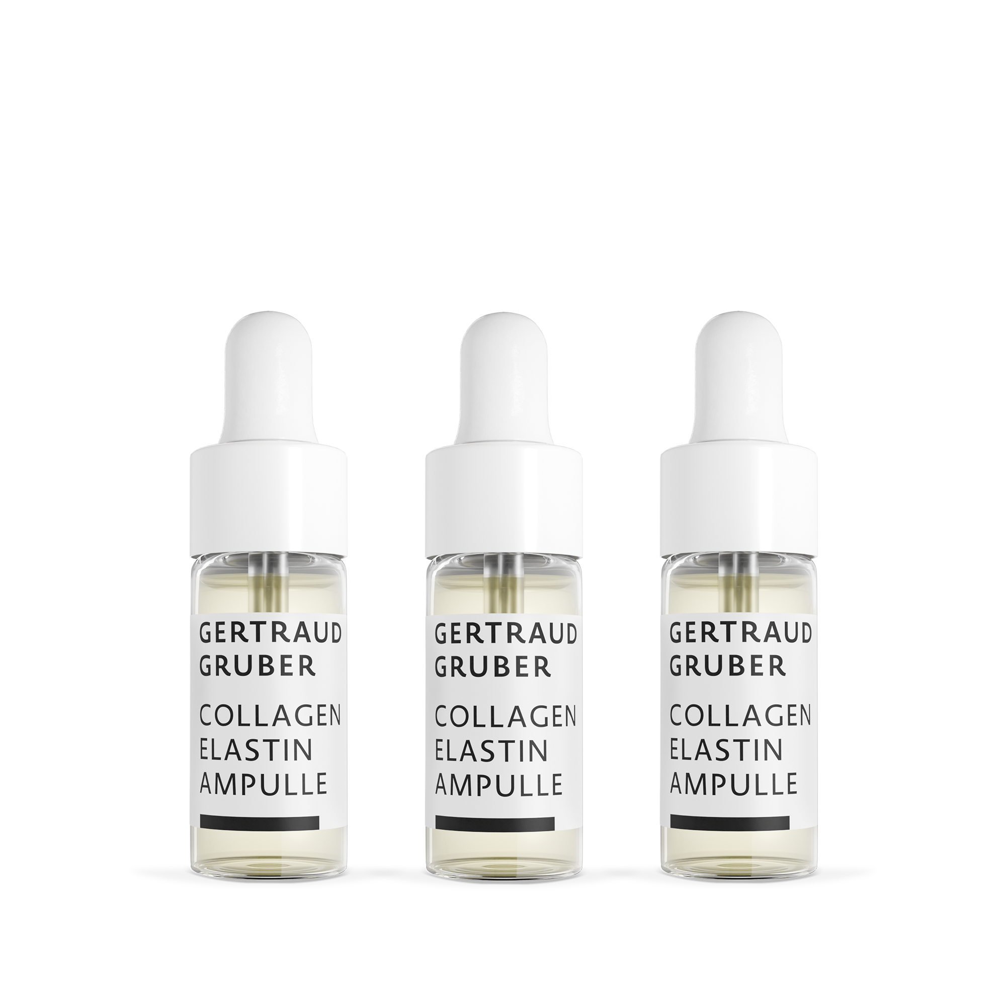 Drei Collagen Elastin Ampullen von Gertraud Gruber Kosmetik