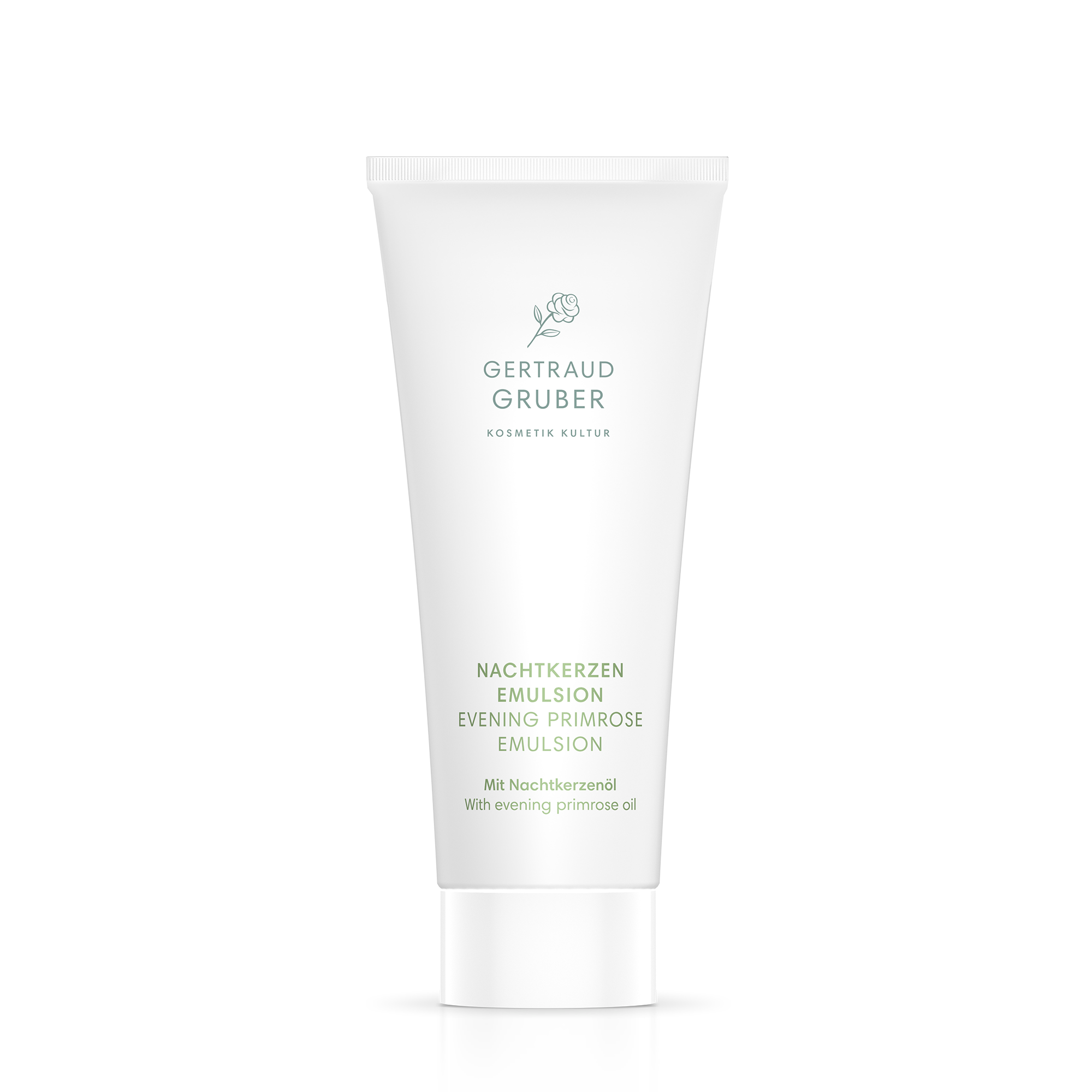 Nachtkerzen Emulsion in weißer Tube von Gertraud Gruber Kosmeti