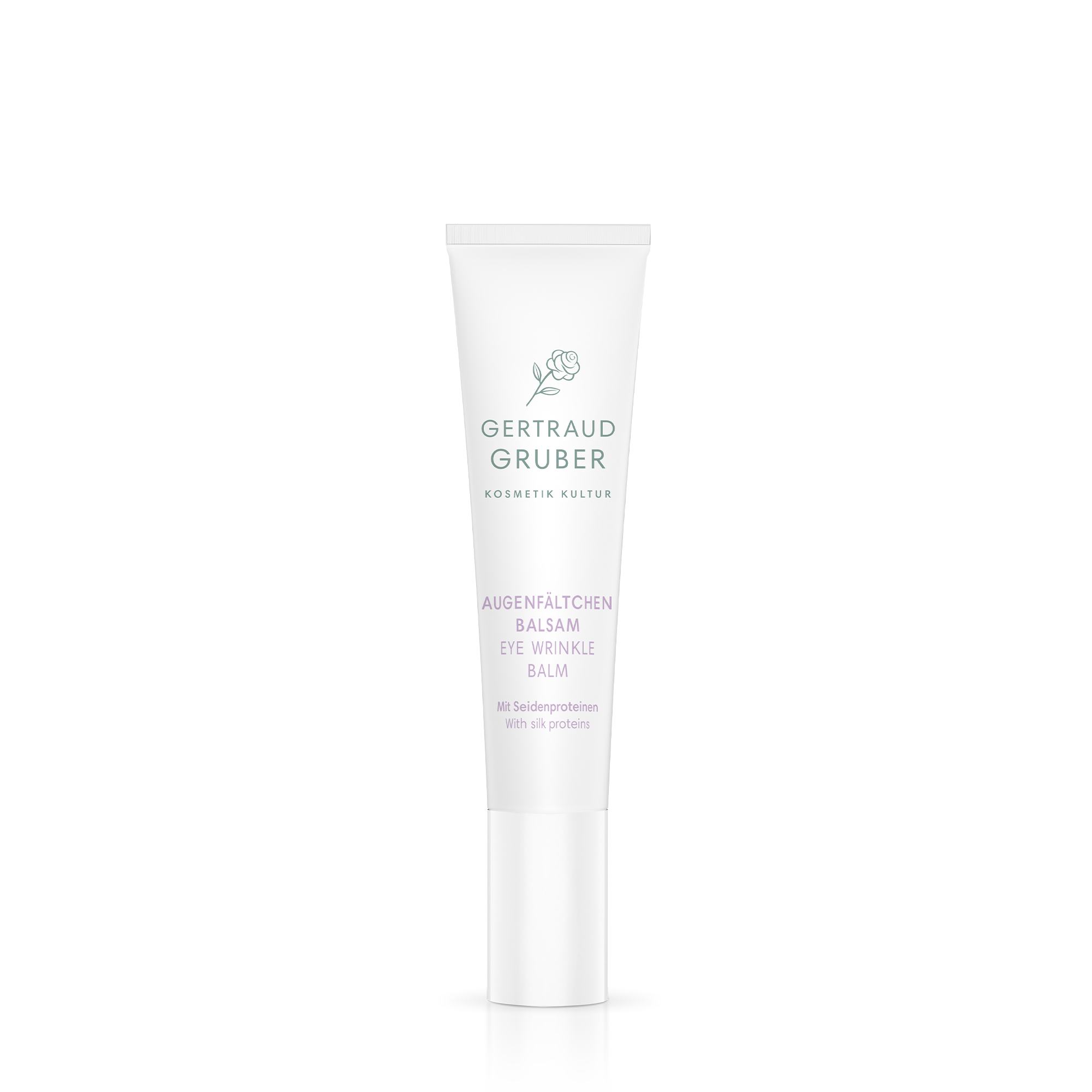 Augenfaeltchen Balsam in weißer Tube von Gertraud Gruber Kosmetik