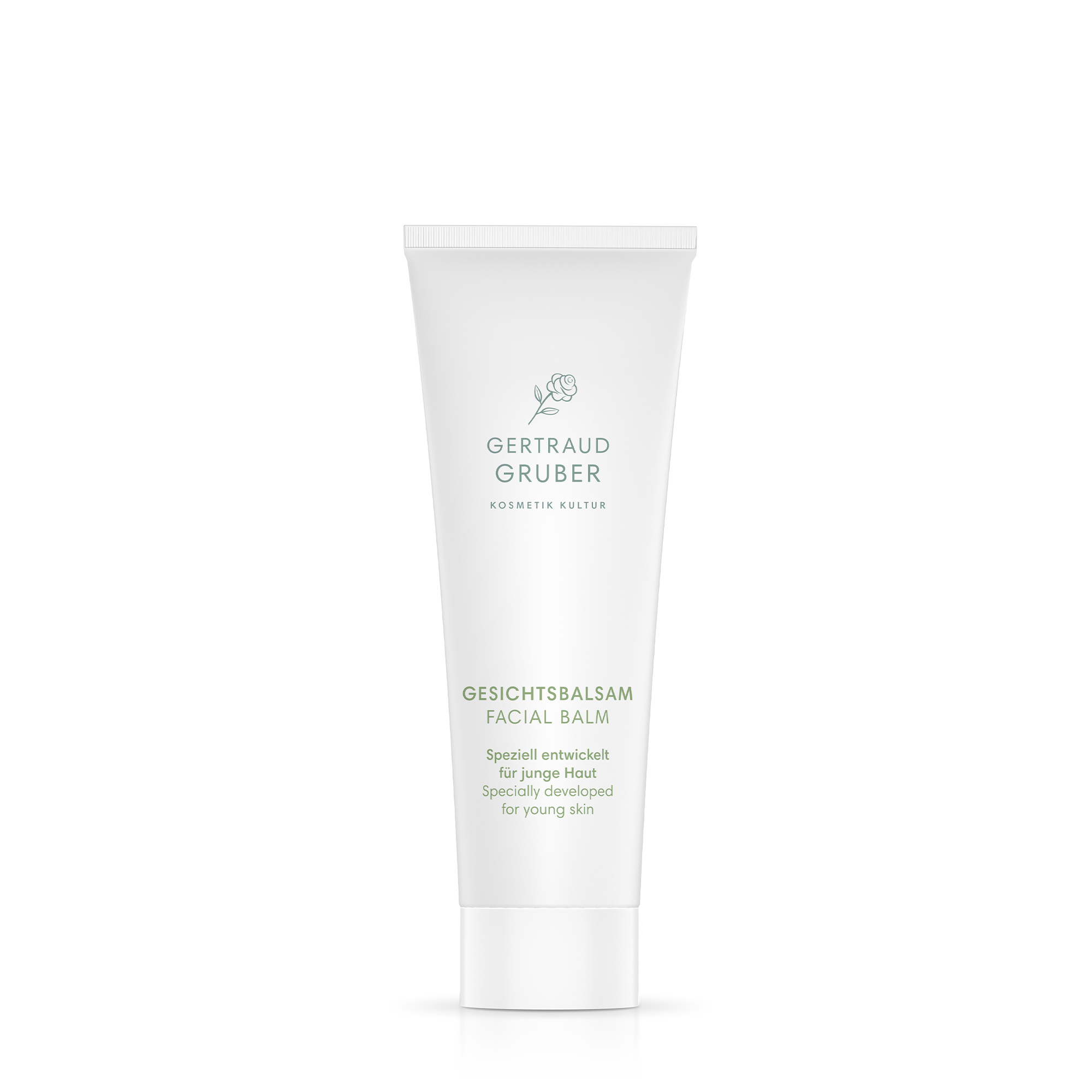 Gesichtsbalsam in weißer Tube von Gertraud Gruber Kosmetik