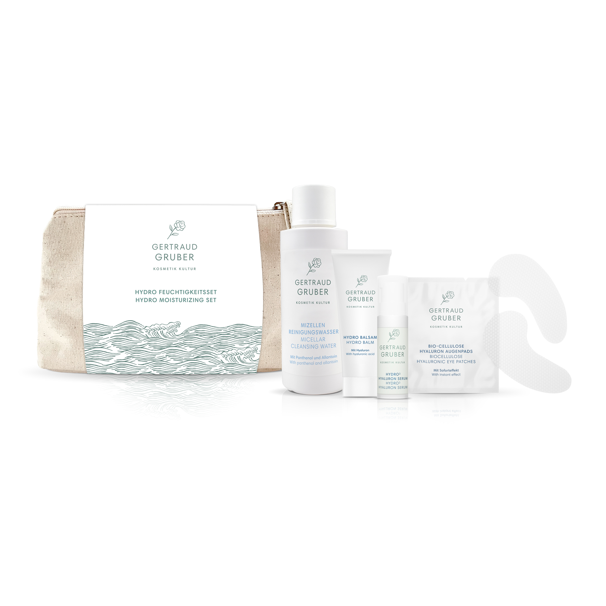 HYDRO FEUCHTIGKEITSSET mit Kosmetiktasche