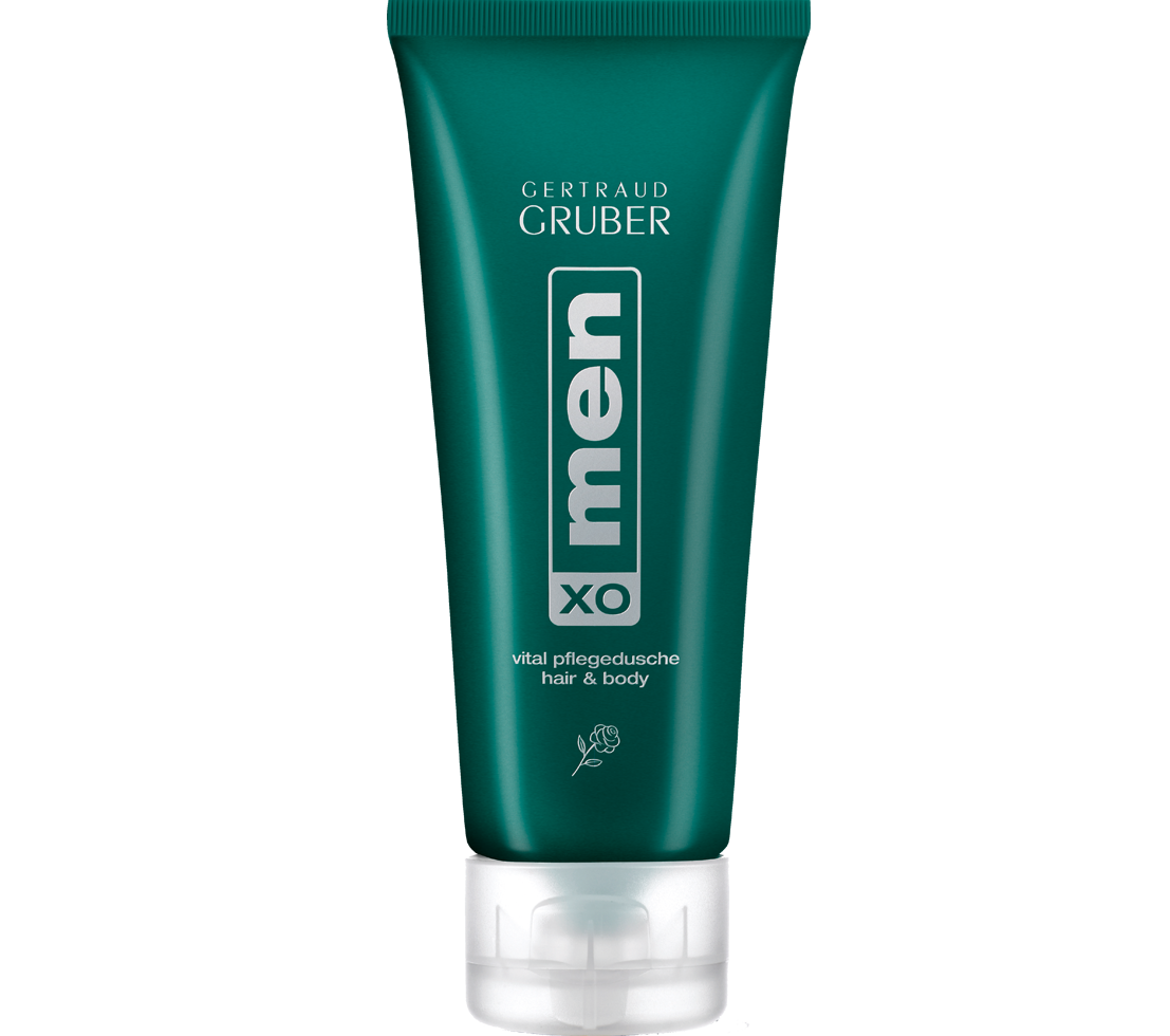 menXO Vital Pflegedusche in grüner Tube von Gertraud Gruber Kosmetik