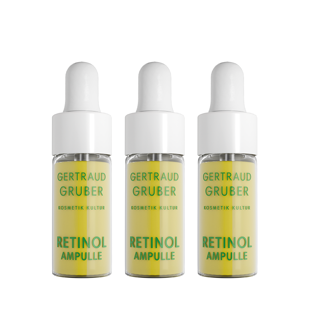 Drei Retinol Ampullen von Gertraud Gruber Kosmetik