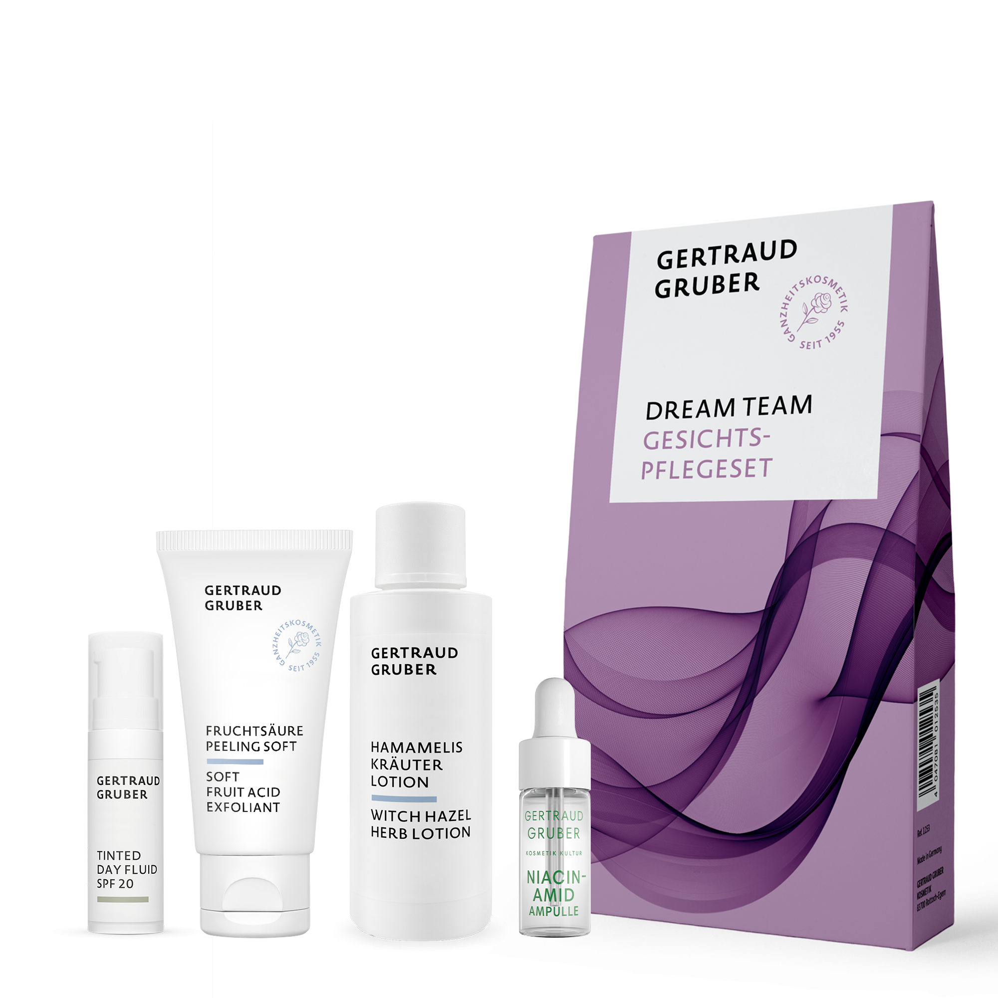 Dream Team Gesichtspflege-Set von Gertraud Gruber Kosmetik für frische Haut